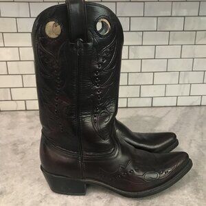 Durango Black Heeled Boots